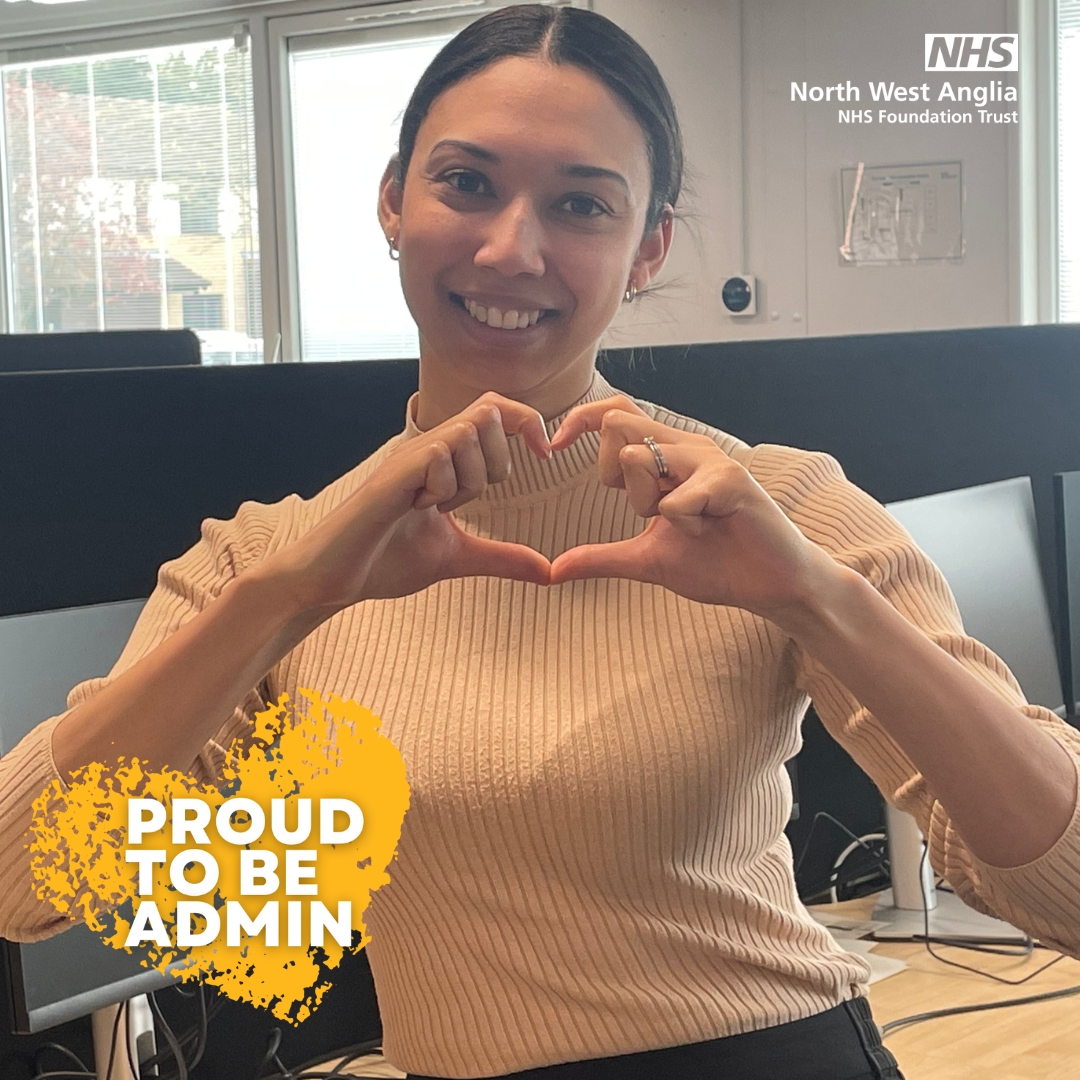 Amber our Cancer Waits Compliance Manager switched from pub management, to ‘make a positive difference to people’: “We are working hard on such important data with care and compassion. Behind the figures and every piece of data there is a real person” 💙 nwangliaft.nhs.uk/world-admin-da…