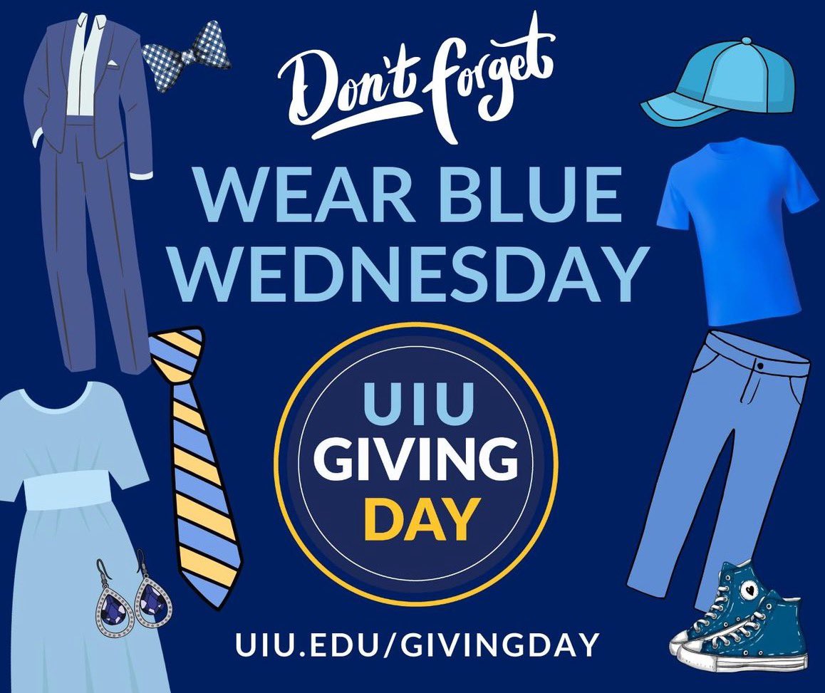 UIU_WBB's tweet photo. As Peacocks we love to support a good cause! ๐ฆ
Today we double dip with blue jeans for UIU Giving Day AND to stand up against sexual violence and victim blaming by wearing denim ๐
#UIUGivingDay #DenimDay
#UIU | #FeathersUp | #ALLin https://t.co/OUgsIltHMr