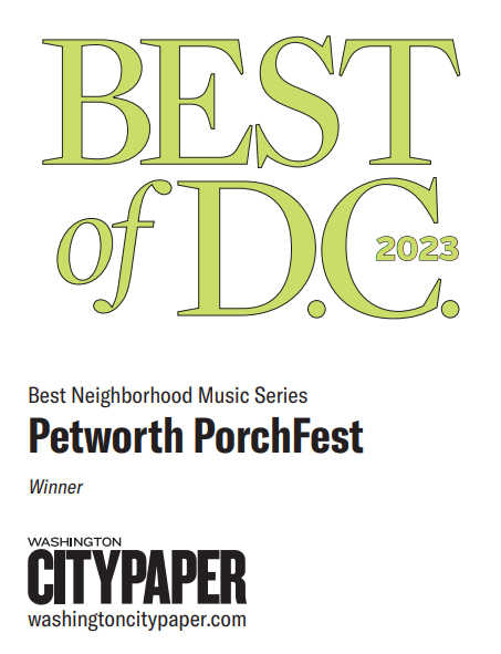 Petworth Porchfest tweet media