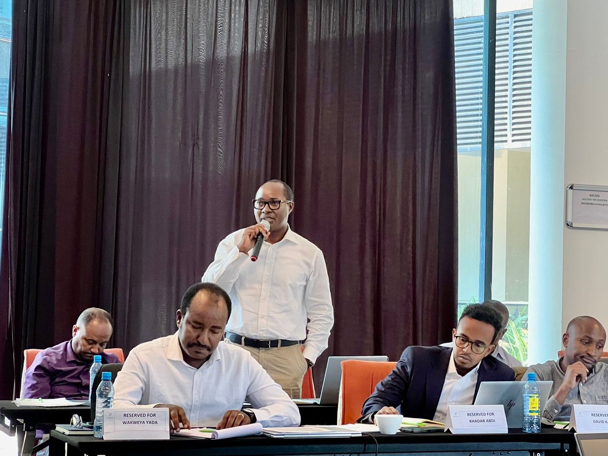 FAOSomalia's tweet photo. Colleagues from @FAOSomalia leading @FAOAfrica facilitated workshop on measuring FAO program impact on #ResilienceBuilding. 

With a harmonized standardized tool in place, Country Offices will collect &amp; analyze data to enhance program delivery and foster cross-program learning. https://t.co/DkrNS63X5O