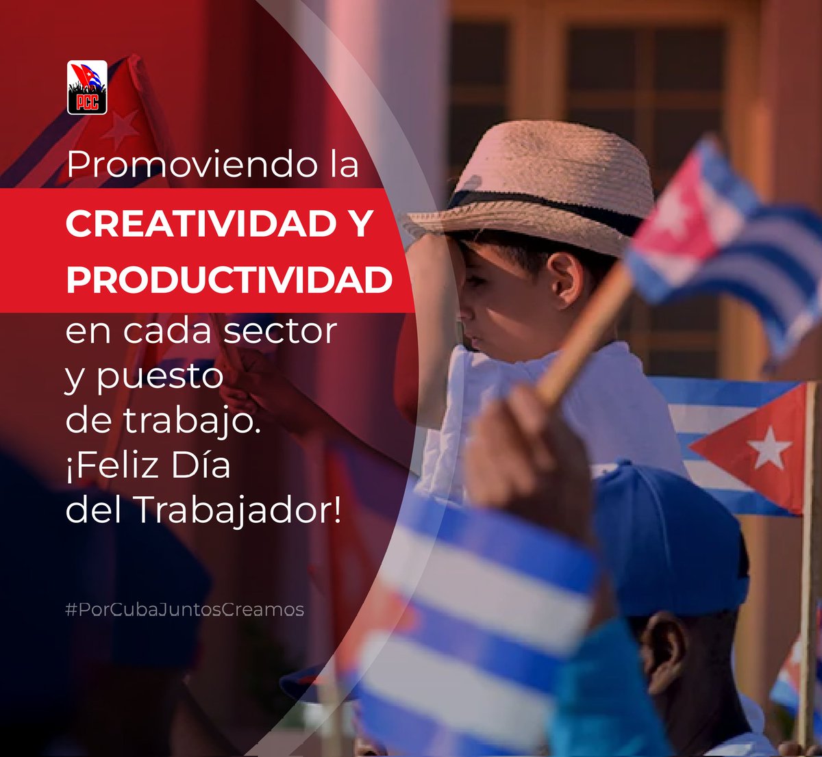 El aporte de cada compatriota, y muy especialmente de los trabajadores, resulta decisivo para materializarlo y avanzar en los programas de desarrollo estratégico que nos hemos planteado, en la satisfacción de las necesidades del pueblo.

#PorCubaJuntosCreamos