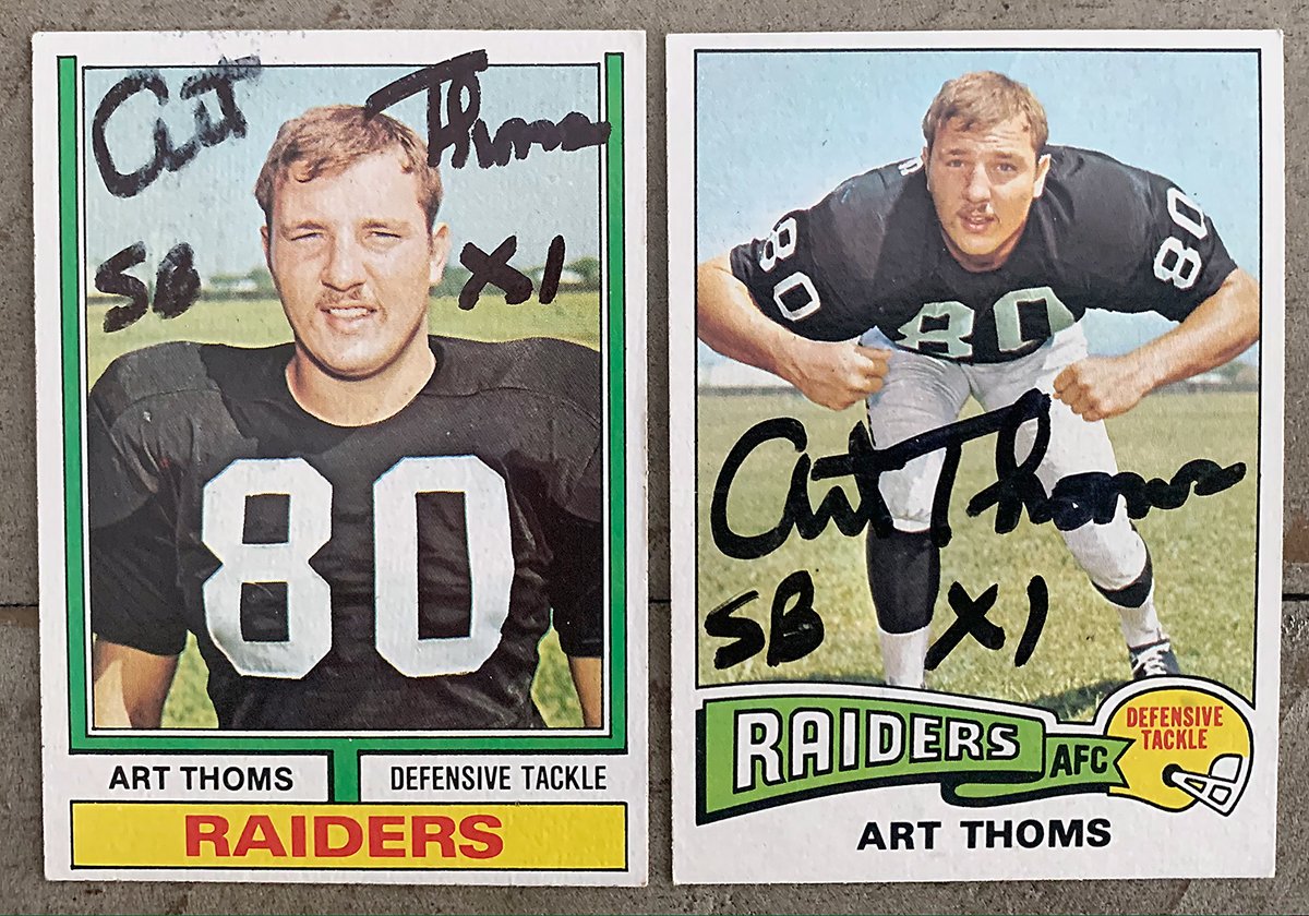Art Thoms – 1968 All-American @CuseFootball; 8-Yr NFL Career with the @Raiders & @Eagles; Played in Super Bowl XI; Syracuse All-Millennium Team. Autographs thru the mail.
#ttm #ttmsuccess