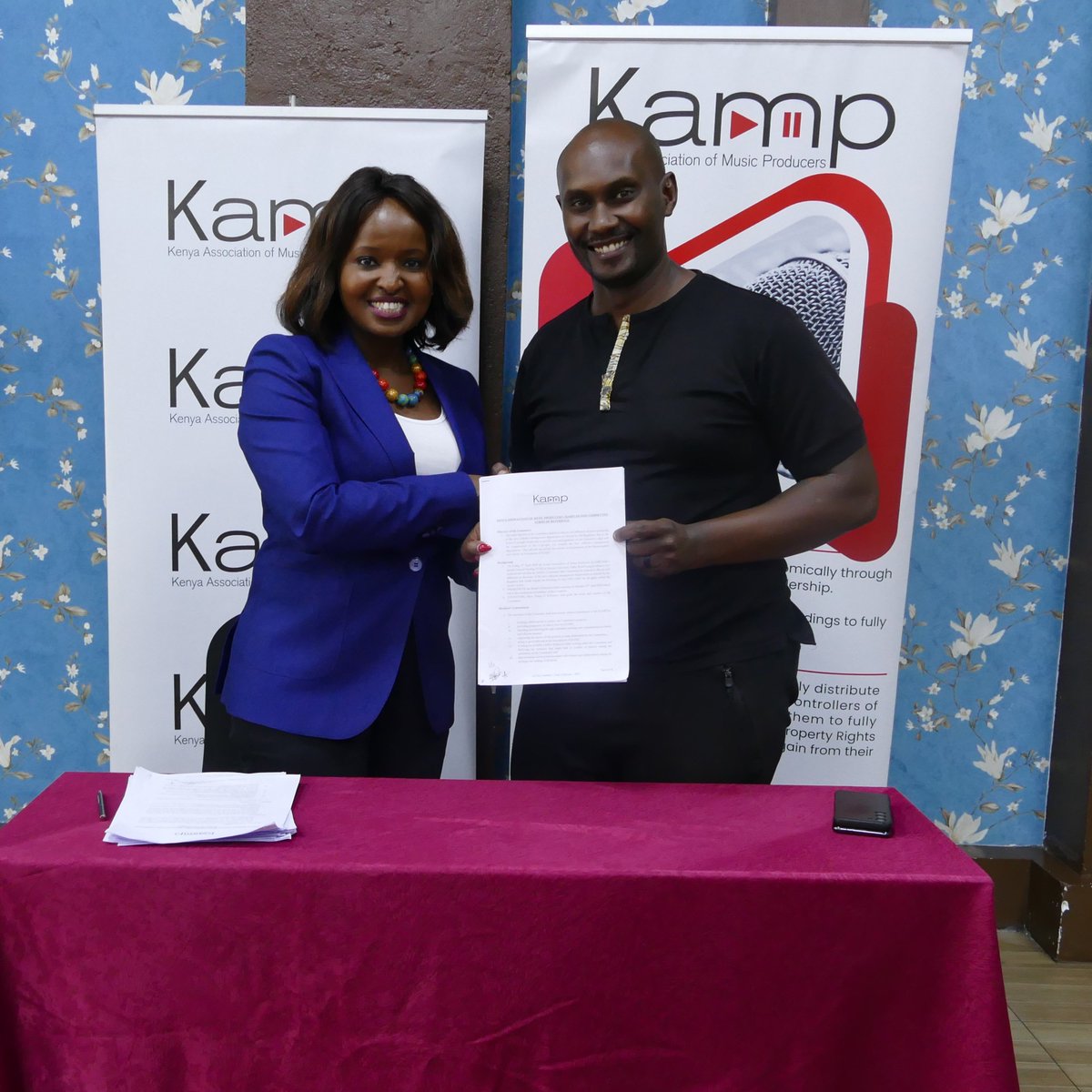 kampkenya's tweet image. Let&apos;s support him as he contributes to the future of the music industry!

#Congratulations #KAMPAdhocCommittee #MusicProducer #SoundEngineer #MusicIndustry