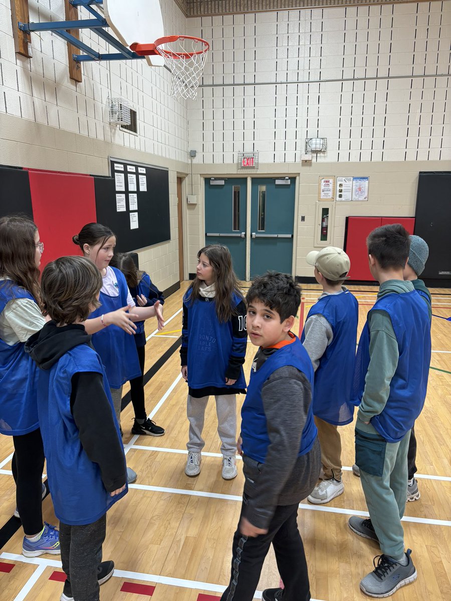 We broke for a strategy meeting partway through our tchoukball game to plan how to work together as a team, capitalize on offensive plays and collaborate when on defense!