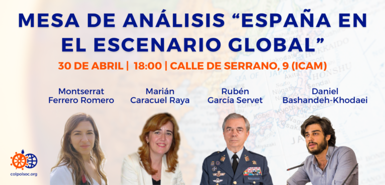 🫵 Si te interesa la actualidad internacional, ¡tenemos un planazo para ti! 🗺️ Mesa de análisis 'España en el Escenario Global' colpolsoc.org/mesa-de-analis…
