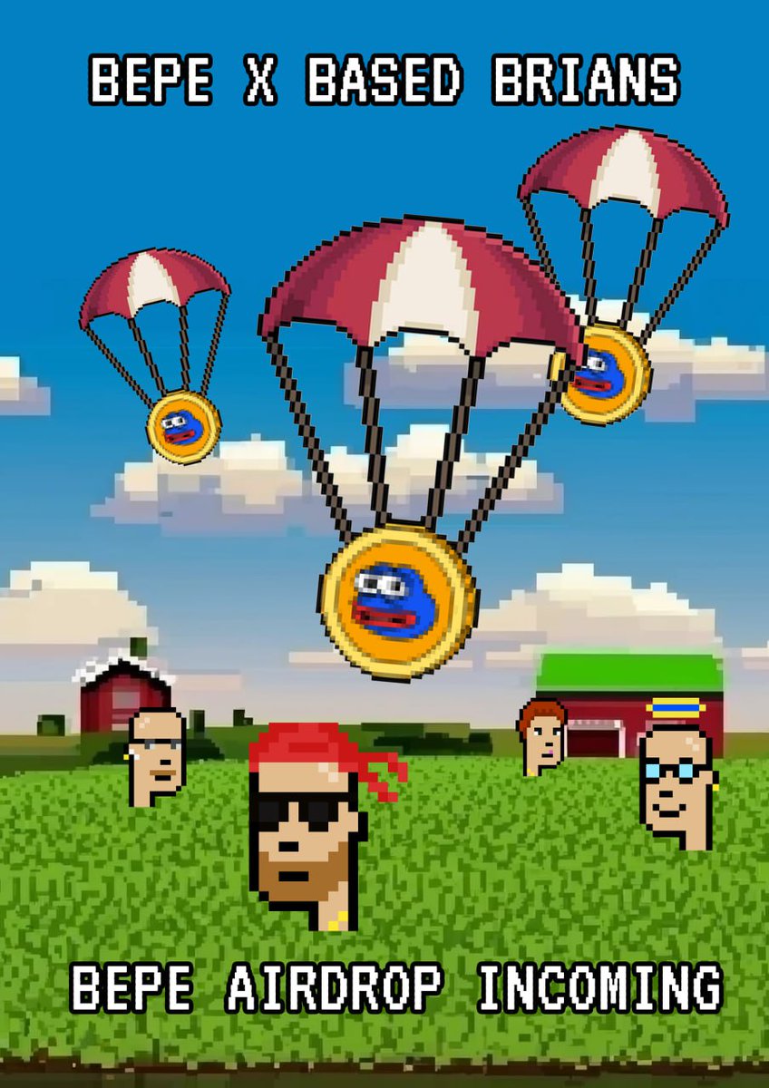 BriansBased's tweet image. BEPE X BASED BRIANS???    

$5000 Airdrop to CAP Holders playing Brian's Last Stand! 

To get an allocation OWN 1 CAP and PLAY.