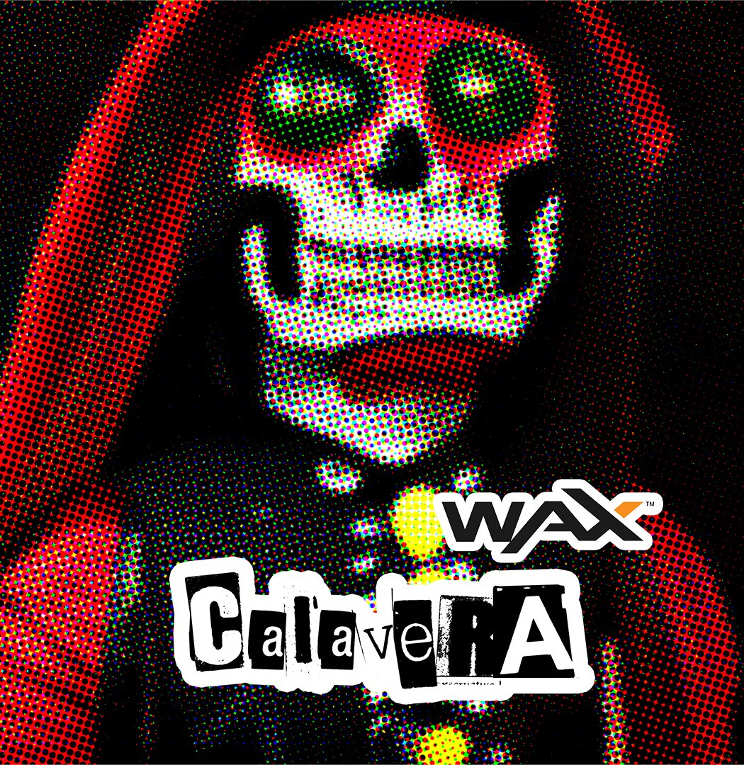 Calaveras PFP Series. Featuring A.I. generated art and music On WAX! 
neftyblocks.com/collection/emp…

#music #NFT #waxp #AI #pfp #Calaveras #TradingCards #waxblockchain #glitch #glitchart #waxdrop