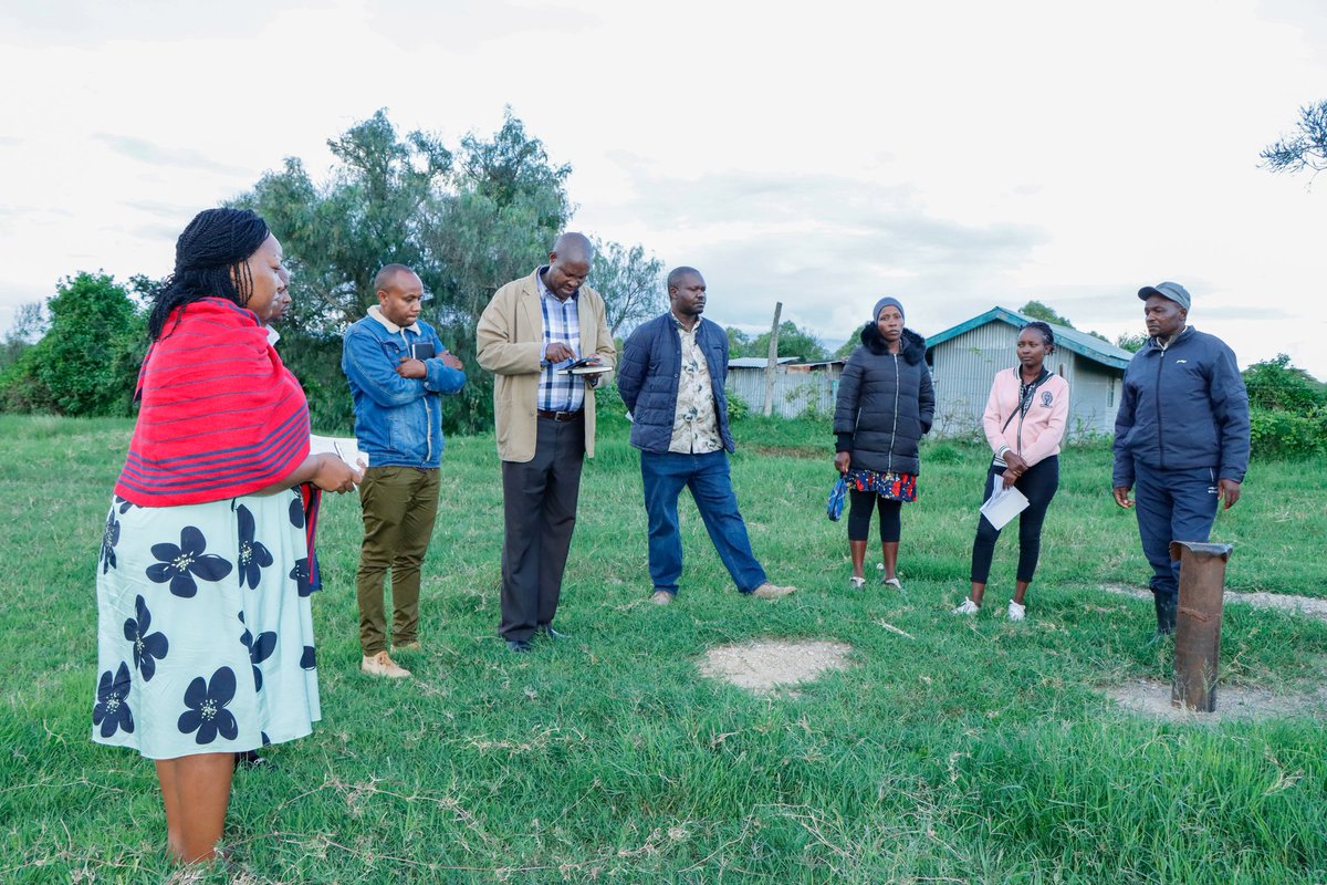 A team from the Financing Locally Led Climate Action program, together with Environmental and Social Safeguard focal persons, made an official visit to Laikipia County to conduct an environmental and social screening exercise for County Climate Resilience Investment projects.