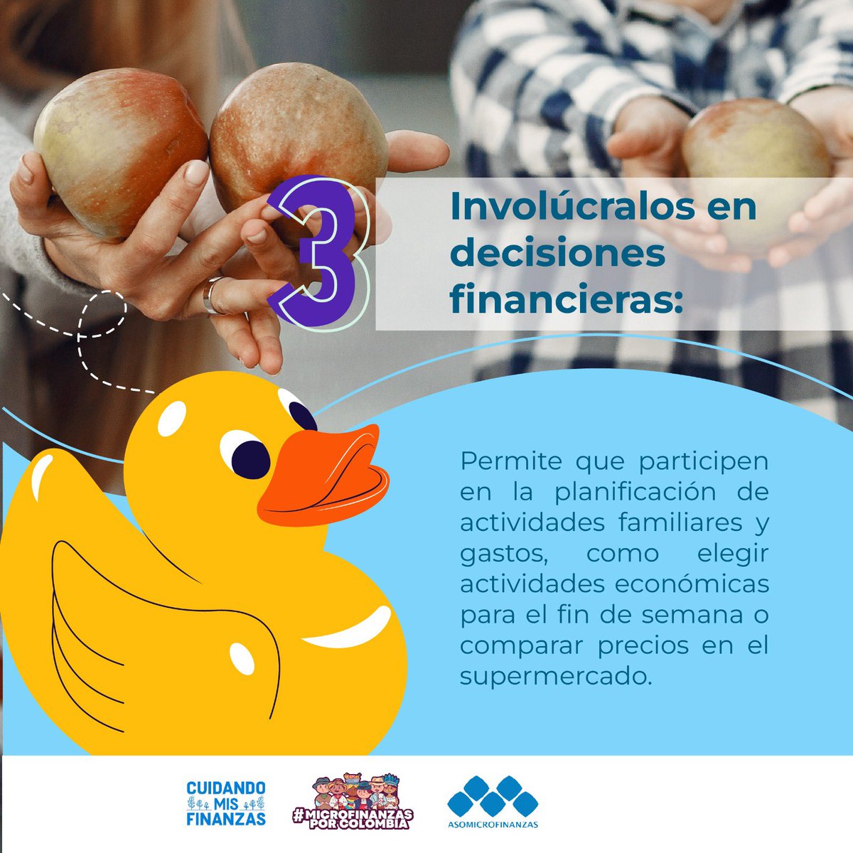 👦👧Los niños que aprenden a ahorrar desde pequeños son más propensos a ser financieramente independientes y exitosos en la edad adulta. 💰 #MicrofinanzasPorColombia #MesDelNiño #Ahorro #