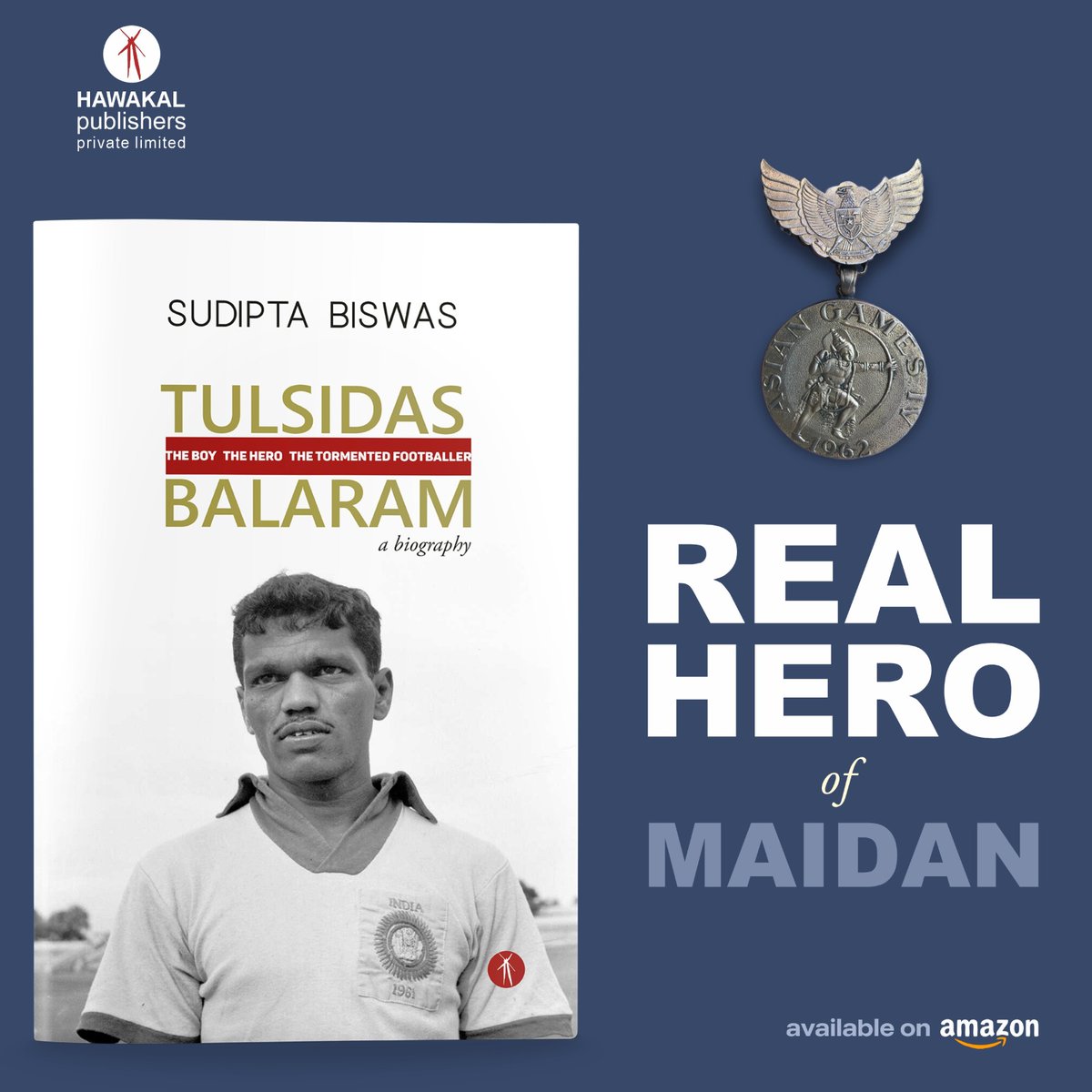 In cinematic portrayal, SA Rahim spotted a hungry & barefooted Tulsidas Balaram dribbling through crowded street of Secunderabad. Later, Balaram played a pivotal role in India's 1962 Asiad gold medal triumph, scoring against Thailand & Japan. Balaram — remains the HERO of Maidan.