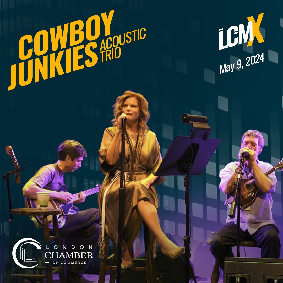 🎶London (#ldnont) was first recognized in Nov. 2021 as Canada's first UNESCO City of Music. Join us May 9th as we welcome the world 🌎 and Cowboy Junkies to #LCMX2024! For info & tickets, visit: londoncityofmusicexpo.ca #CityofMusic @LdnOntChamber #musiccity 🇨🇦