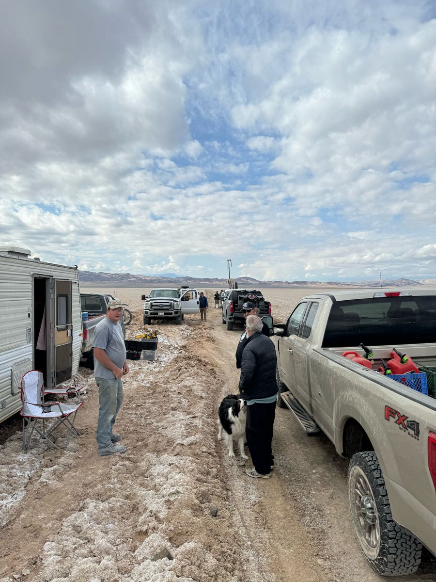 On-site with Canter 👷‍♂️: The Cascade drill team pulling up the Geoprobe location at the Columbus Lithium-Boron brine project.

#lithium #boron #EVs #energytransition