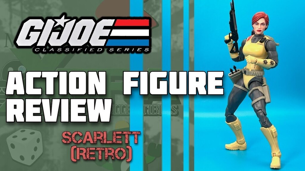 Published on YouTube: GI Joe Classified | Scarlett (Retro) | Action Figure Review youtube.com/watch?v=LhKqqq…