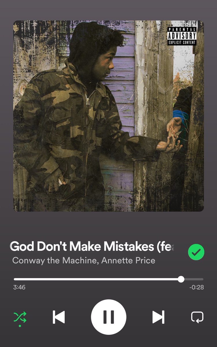 Will I make it in these streets or will these streets take me under? God Don't Make Mistakes - Conway the Machine, Annette Price