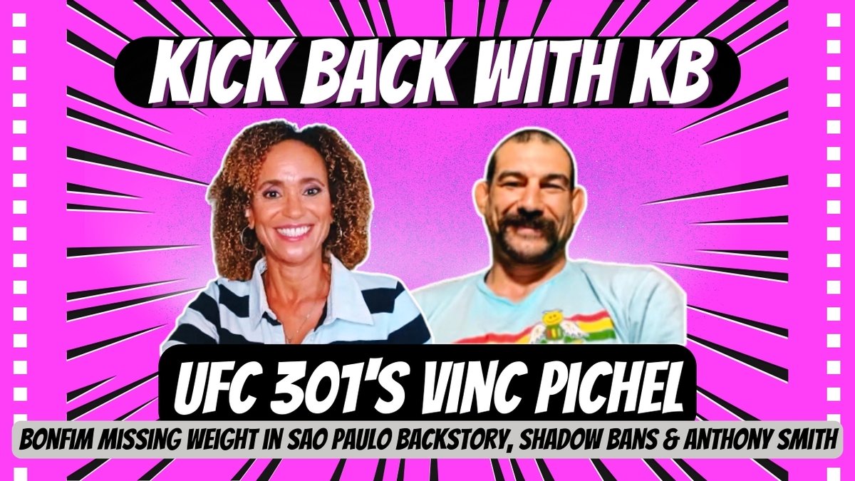 📢Hey fight fans; I've got a new #kbwkb interview with @FromHellPichel! We talk rescheduled #ufc301 fight with #ismaelbonfim, what happened backstage in Sao Paulo the 1st time they were matched up, training alongside #anthonysmith & more!👊 #ufc #mma ▶️youtu.be/YmRk4XRocT4