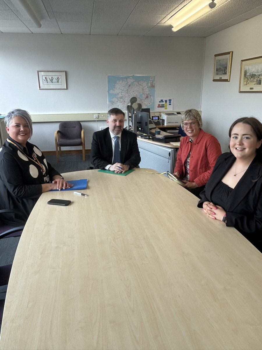 Great to meet today with Health Minister @RobinSwann_MLA and Chief AHP Officer @warner_md  to discuss the challenges in occupational therapy and the opportunities presented by @theRCOT Workforce Strategy @RCOT__Karin