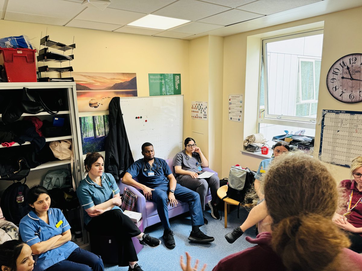 Our latest initiative focuses on training our amazing staff at the place of work, where the magic happens – the wards! Today, we were at Rosewood ward, facilitating more staff to participate as they have option to switch back to work for any emergency needs. #NHS #CQI
