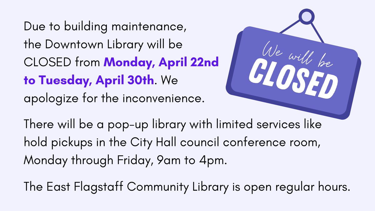Flagstaff City - Coconino County Public Library tweet media
