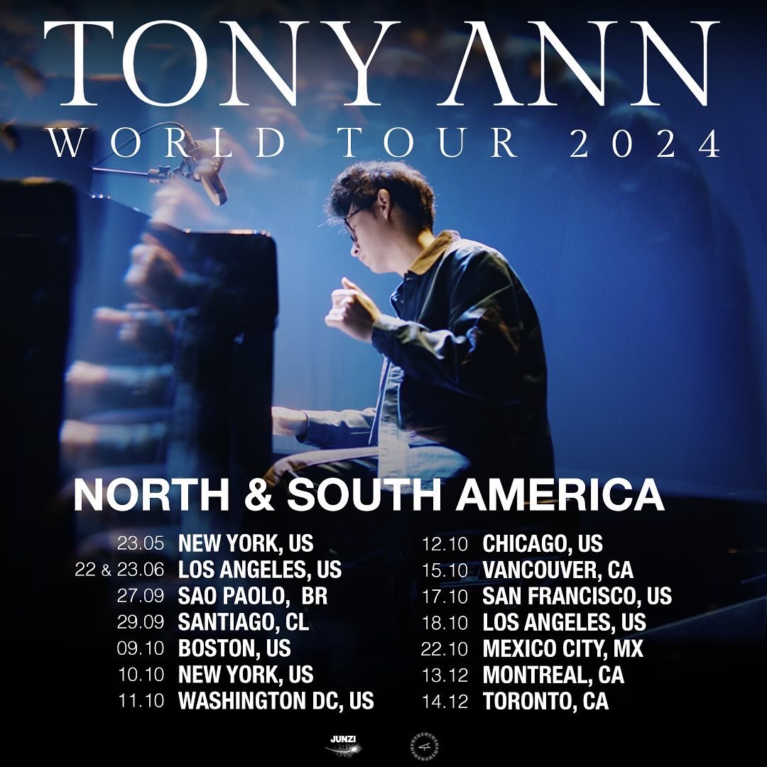 SURPRISE!!! *NEW DATES* for NORTH & SOUTH AMERICA 🌎 — tix.to/tonyanntour — early tickets on sale now!!! *password* is “ICARUS” for Spotify presale. I CANNOT WAIT FOR ALL THESE SHOWS!!!!! Woohoooooo 😍😍😍😍😍😍😍