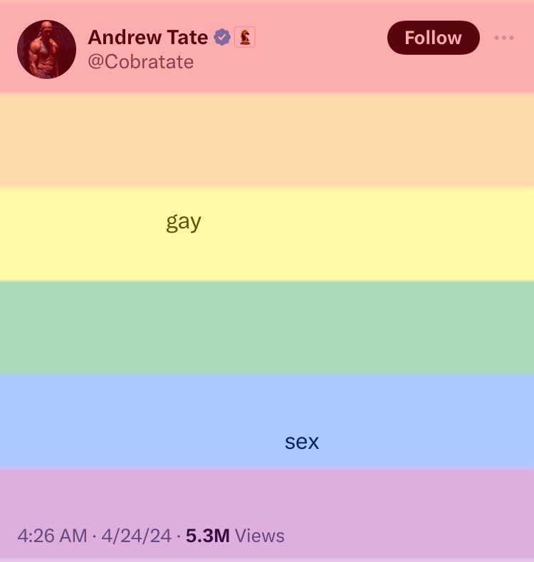 This is the realest thing Andrew Tate has ever tweeted