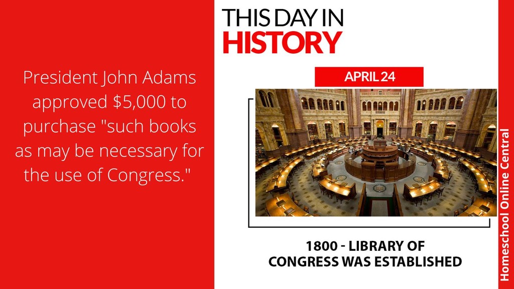 This purchase was the beginning of the Library of Congress. The first books were ordered from London and arrived in 1801.
#americanhistory #homeschoolhistory