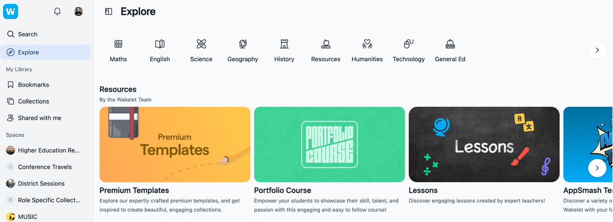 We’ve made an update to the @Wakelet Explore page, helping you find quality content quicker & easier than ever! Check out the new “Categories” panel, where you’ll be able to browse through & explore the best content sorted by subject. 💙those new icons, 💯🔥!