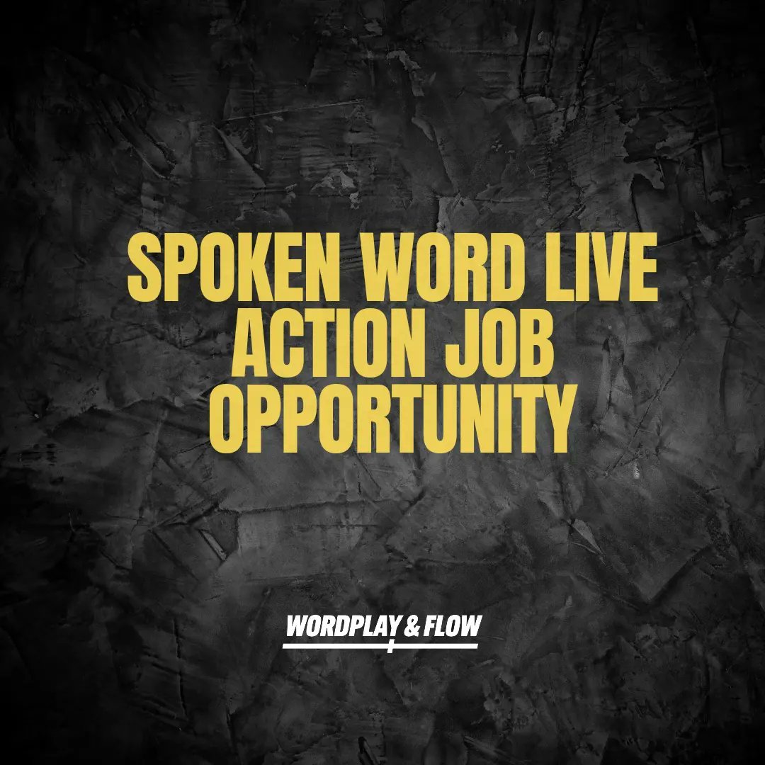 Wordplayflow's tweet photo. Tree Petts Casting are looking for London based spoken word poets for branded content with an established pub and brewery company.

Poem commission: £500
Shoot day: £500
Poem buyout: £2000

Submit via: assistant@treepetts.co.uk 

Our dms are open for more details! https://t.co/DvrwBCHw1O