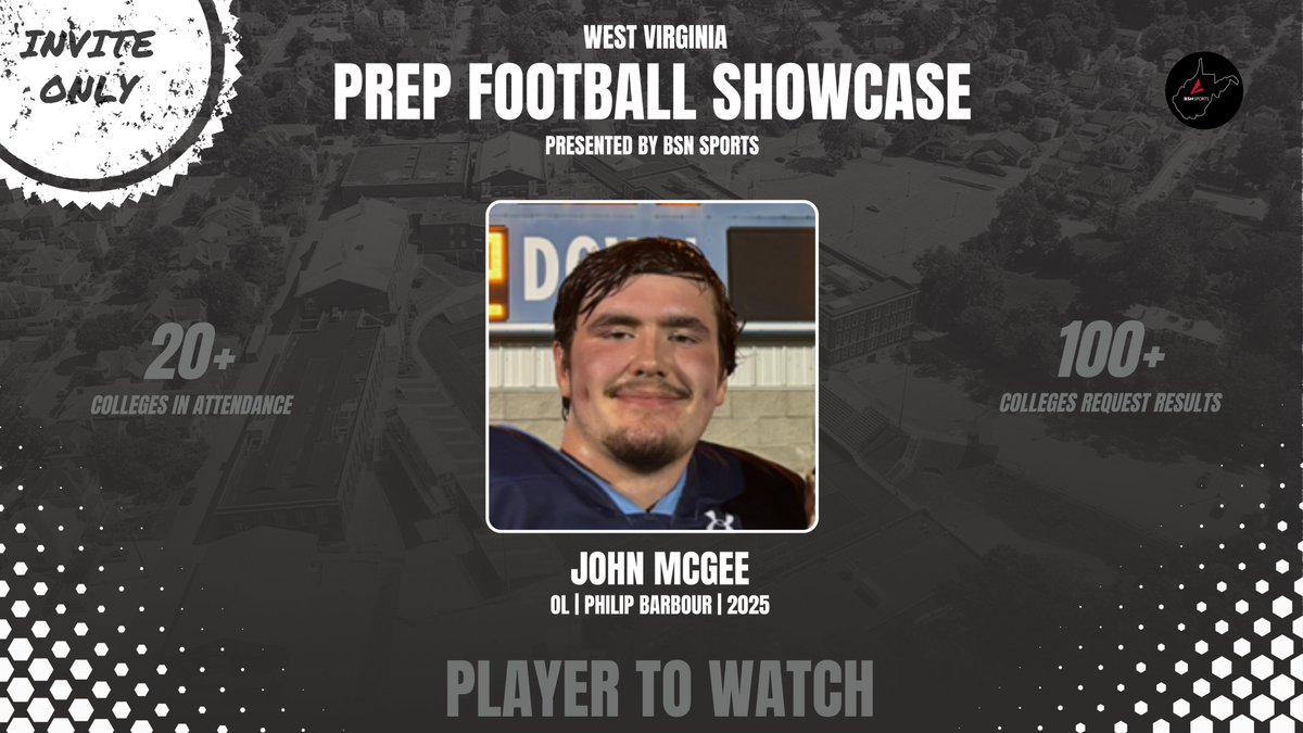 2024 WV Prep Football Showcase Player to Watch: John McGee OL | Philip Barbour (Invite Only - Top WV Players) #wvprepfb