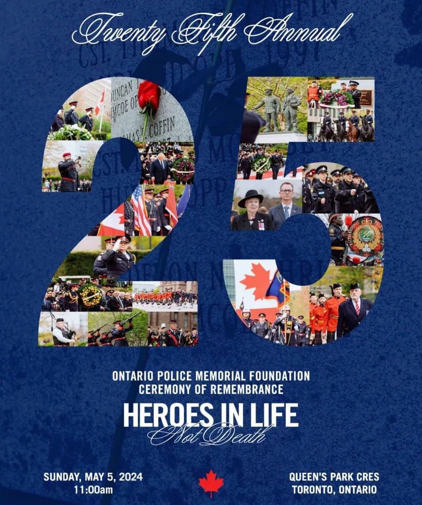LPS will join services from across the province on May 5 for the @HeroesInLife’s 25th Annual Ceremony of Remembrance. This ceremony is dedicated to paying tribute to police officers who have made the ultimate sacrifice in the Line of Duty. They are #HeroesInLife, not death.