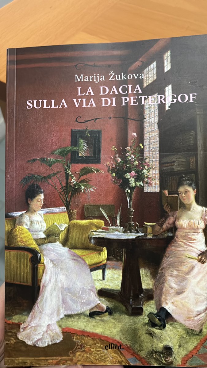 Dico sempre che adoro le scoperte di @Elliotedizioni: per la prima volta in Italia, una tra le poche scrittrici degne di nota nella Russia del primo Ottocento, che sa ritrarre con grazia scene e scelte di vita dei suoi tempi Marija Zukova La dacia sulla via di Petergof