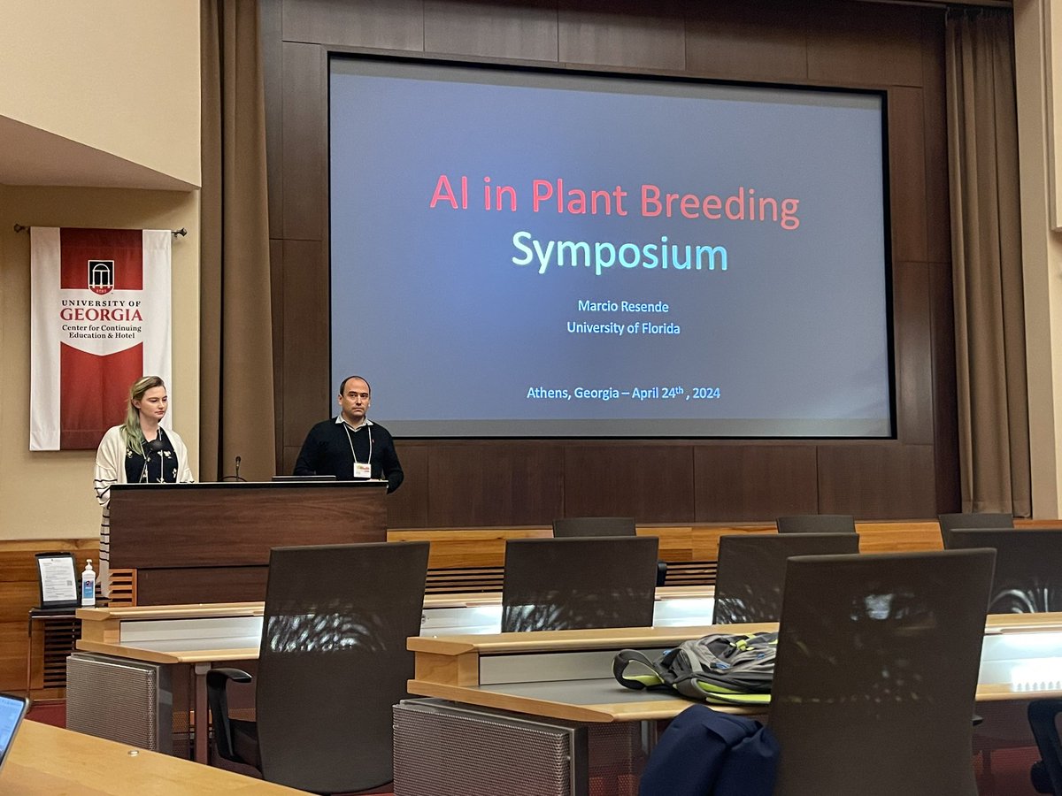 AI in Plant Breeding Symposium @PBGGatUGA Great speakers and panel discussion so far