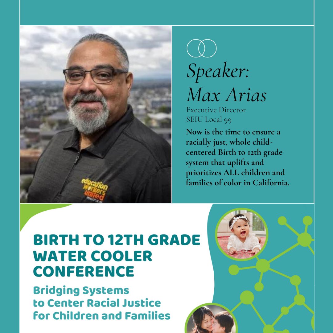📢We're excited to attend this year's Birth to 12th Grade Water Cooler Conference with @CatalystCali! This is a critical moment to engage in key conversations where we think holistically and strategically about policies and solutions that prioritize racial equity!