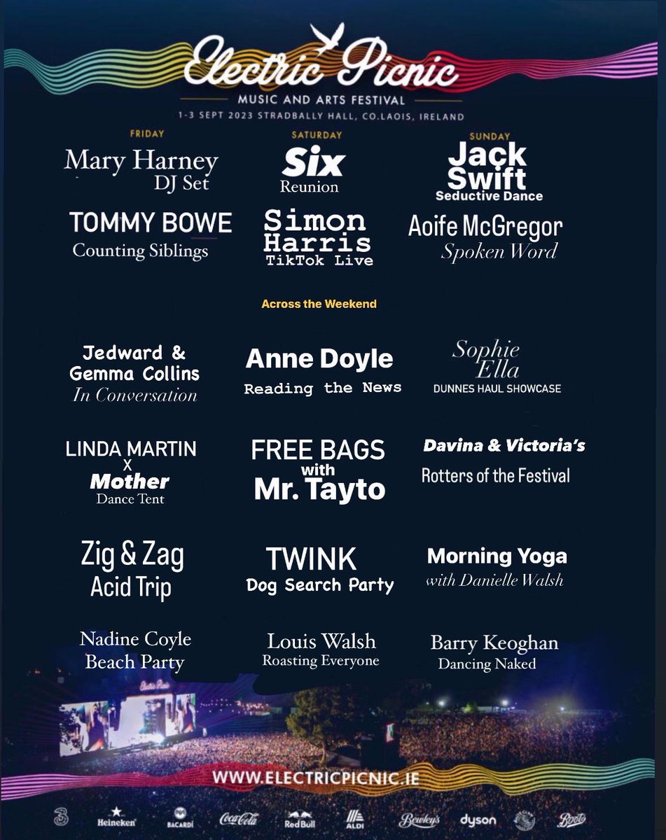 LEAKED: Electric Picnic 2024 lineup