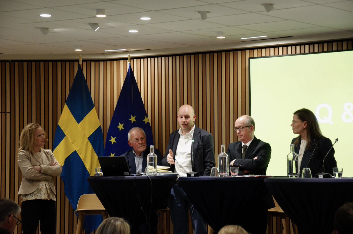 Sweden in EU (@swedenineu) on Twitter photo What is the future of the Single Market? Seminar at the 🇸🇪 Representation on the next steps for the Single Market after the Special #EUCO and the publication of the Letta report, co-hosted with <a href="/sweboardoftrade/">National Board of Trade Sweden</a>. Speakers include Eric Phillipart, Sherpa of <a href="/EnricoLetta/">Enrico Letta</a>. What is the future of the Single Market? Seminar at the 🇸🇪 Representation on the next steps for the Single Market after the Special #EUCO and the publication of the Letta report, co-hosted with <a href="/sweboardoftrade/">National Board of Trade Sweden</a>. Speakers include Eric Phillipart, Sherpa of <a href="/EnricoLetta/">Enrico Letta</a>.