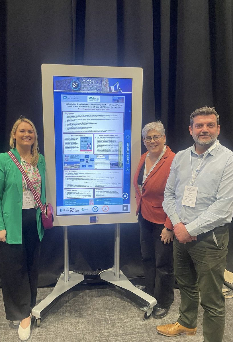 Integrated care conference 2024 was a fantastic opportunity to learn about the latest developments in healthcare delivery, collaboration, and patient-centered approaches. Well done <a href="/HughesSineadh71/">Sinead Hughes</a> &amp;Denise hall on your presentations.#ICIC24 <a href="/SouthernHSCT/">Southern Trust</a>