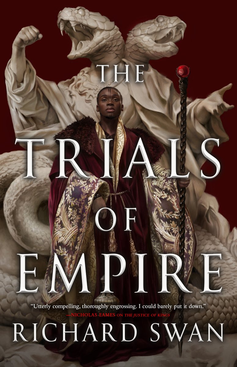 Today I have a review of The Trials of Empire by Richard Swan An unfortunately disappointing end for me to a promising modern fantasy series. Though I didn't enjoy it as much as I hoped, I think this book and series will find plenty of fans. Review on @BookSilverstone Blog ⬇️