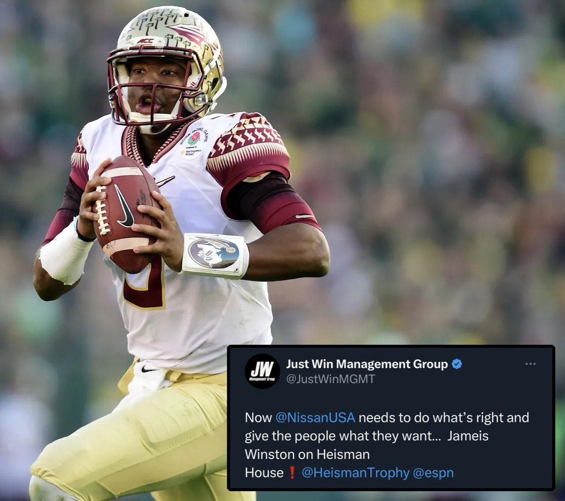 Reggie Bush getting his 2005 Heisman Trophy back is cool and all… But the important things need to be addressed where Jameis Winston should be featured in the Nissan Heisman House!! 😡 #GoNoles #JameisWinston 📸 via: Gary Vasquez- USA TODAY Sports