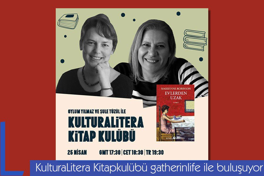 KulturaLitera Kitap Kulübü gatherinlife ile buluşuyor! KulturaLitera Kitap Kulübü buluşmaları artık gatherinlife platformu üzerinden gerçekleşecek. 25 Nisan’daki buluşmanın kitabı ise Marilynne Robinson’ın Evlerden Uzak’ı. literaedebiyat.com/post/kulturali…