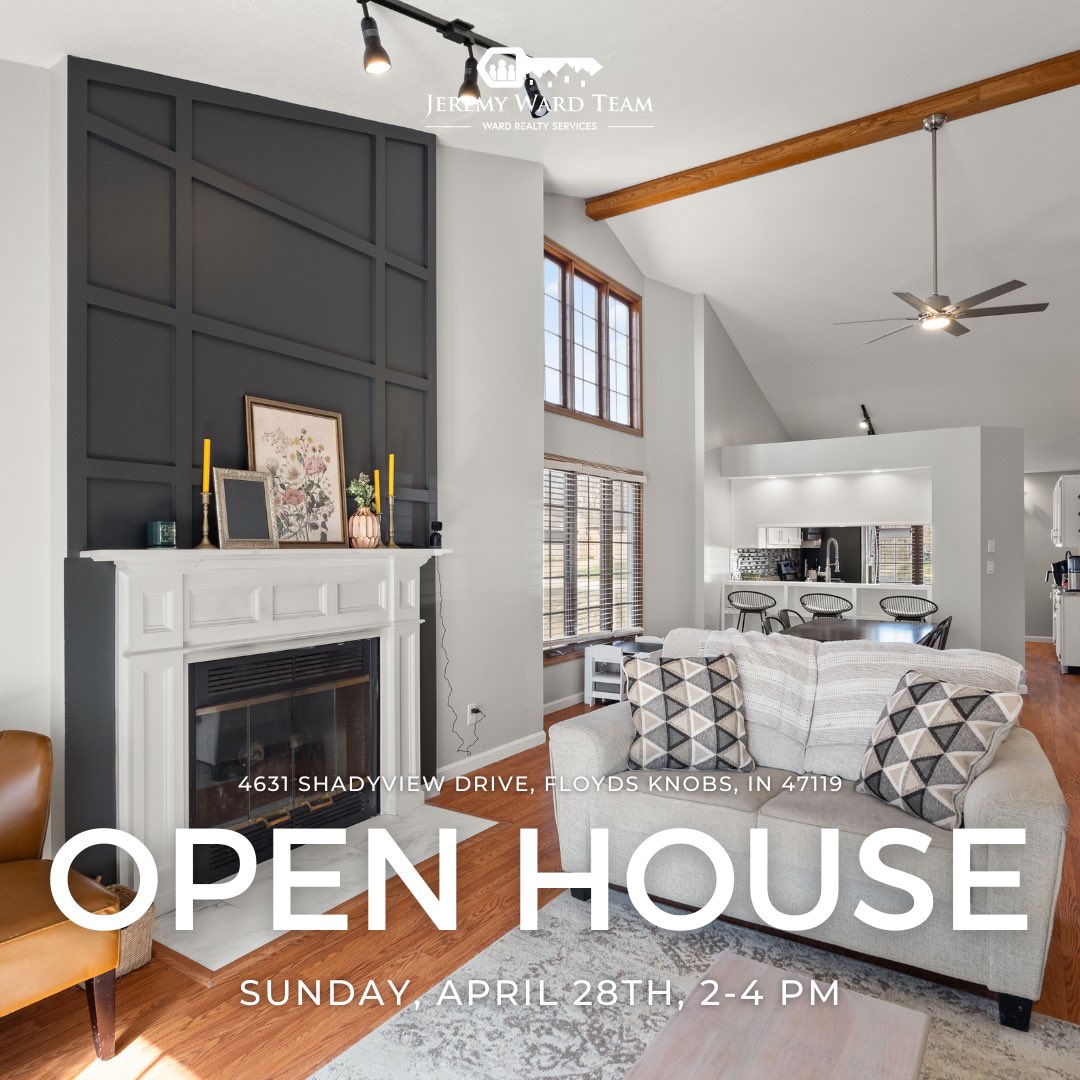 🎈𝗢𝗣𝗘𝗡 𝗛𝗢𝗨𝗦𝗘🎈 Come out and join Maddy Chancey this Sunday to tour this CHARMING home in Floyds Knobs!  

bit.ly/JWT4631Shadyvi…

#openhouse #soinrealestate #charming #wardrealtyservices #floydsknobsindiana #floydcoin