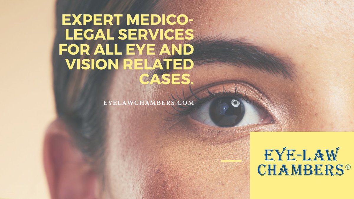 EYE-LAW CHAMBERS provides expert opinion on all aspects of eye and vision-related matters. Email eyes@dbcg.co.uk or call 020-8852-8522 to discuss your requirements. hashtag#MedicoLegal hashtag#EyeHealth