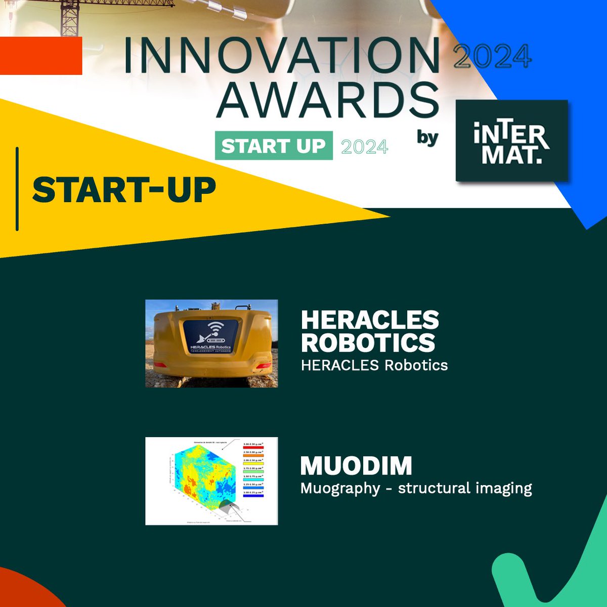 🏆 Prix Spéciaux Start Up 
HERACLES ROBOTICS &amp; MUODIM 

#INTERMATParis