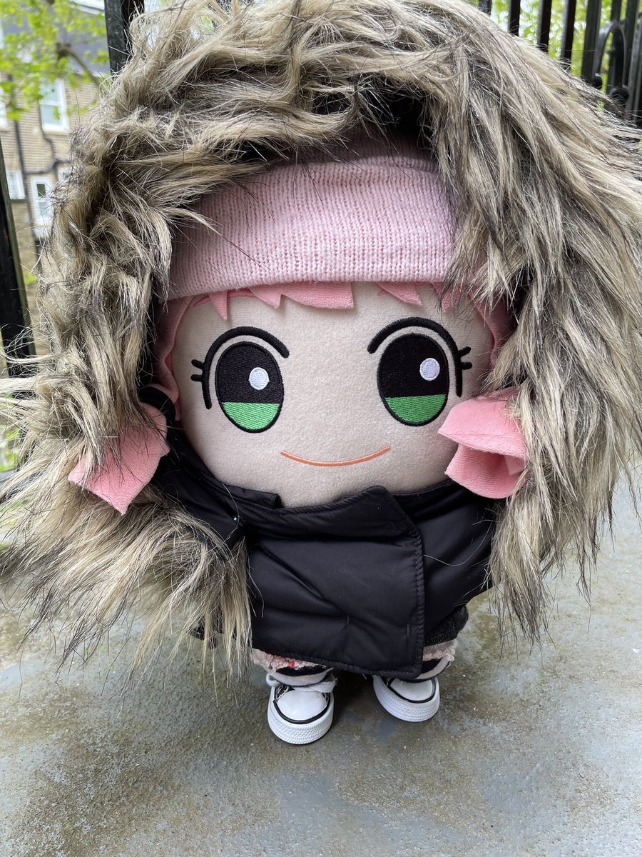 Yoko enjoying spring time in London #yoko #anime #animelife #project #otaku #kawaii #adventure #fun #plush #plushies  #spring #cold #london #city #life #photooftheday #staywarm  #springtime #weather #trending #trend #globetrotter #goodvibes #photography #travel #explore #trip