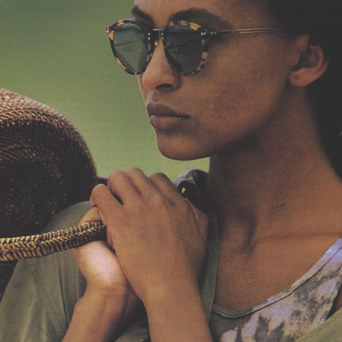 A timeless classic, OP-505 Sun as seen in @ELLEmagazine, 1989. One of the first #OliverPeoples styles, OP-505 is a beloved mainstay in the collection.