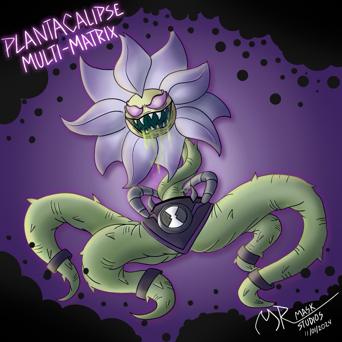 MR_mask_studios's tweet photo. Aquí un dibujo que nunca subí no se porque pero aquí esta mi versión de mi #Multimatrix de planta apocalipsis esta versión es una inspirada en una planta prehistórica con un limite de crecimiento de 30 metros denme sus opiniones
#art #arte #digitalart #dibujo #Ben10 #ben10fanart https://t.co/HgGHaXyWWx