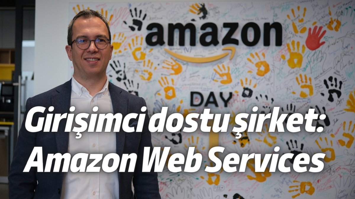 Amazon'un ofisinden özel video 📽️ AWS Türkiye ülke müdürü Burak Aydın, girişimcilere sundukları destekleri anlattı egirisim.com/2024/04/24/aws…