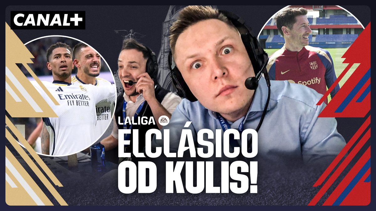 Właśnie skończyłem montować to dzieło sztuki! Kulisy El Clasico, a w nich śmieszek Lewy, jasnowidz @Mich_Mit, który trochę powydzierał się do mikrofonu z redaktorem @cwiakala (jak widać, rozsadzało go z emocji). @J_Krecidlo i ja odpowiadaliśmy za kącik modowy. Było git! LINK⬇️