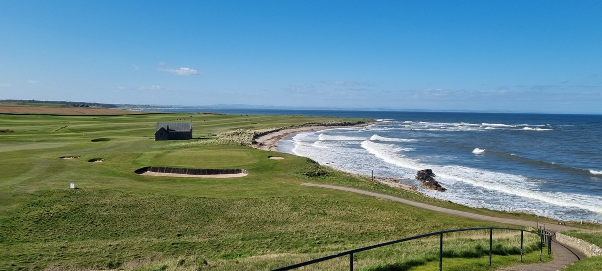 The best of @VisitScotGolf @VisitFifeGolf neighbours @KingsbarnsGL & @CrailGolf

And three of the best ⛳ holes in the Home of Golf nation
👍🥂

✴️ 12th Kingsbarns
✴️ 5th & 14th Crail 

✅  @TOURMISS