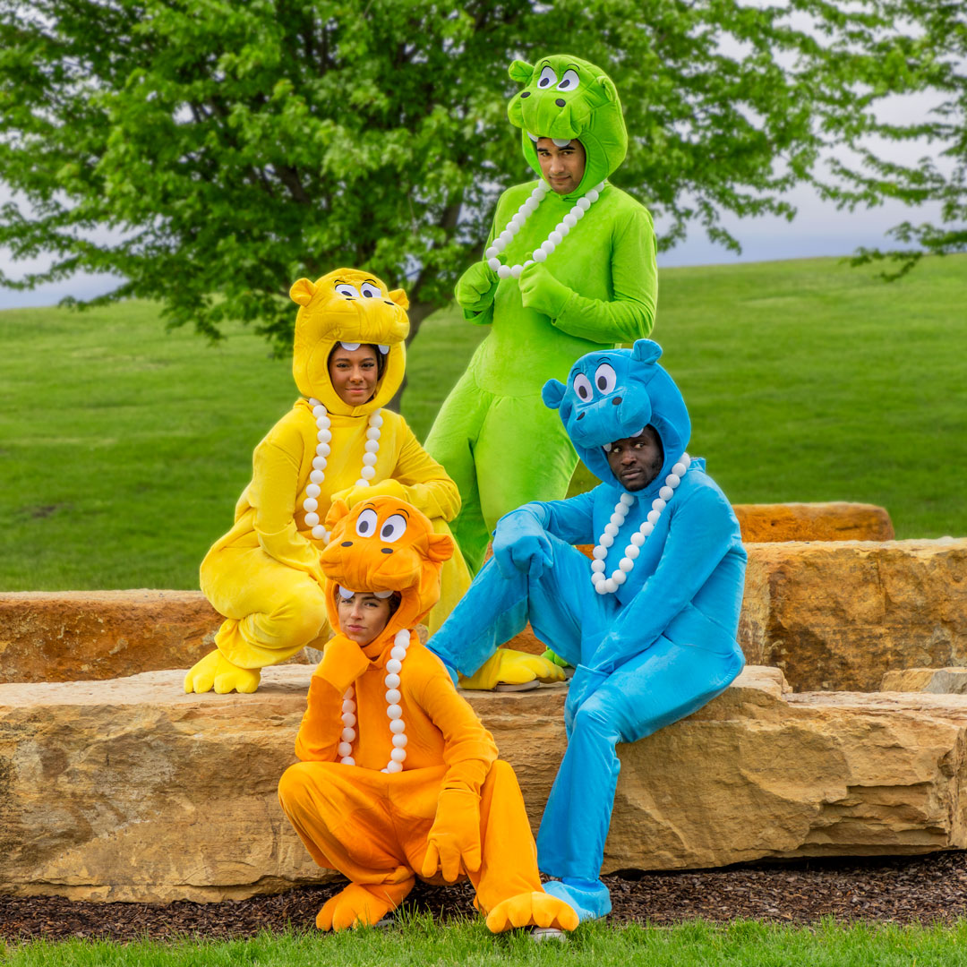 Felt like dropping a fire album. Might eat it later. Even our exclusive Hungry Hungry Hippos are celebrating New Kids on the Block Day! Why? Because why not! Band together w/ your squad for tons of fun & games; shop group ideas like this at @funcostumes! bit.ly/3VRa0ix
