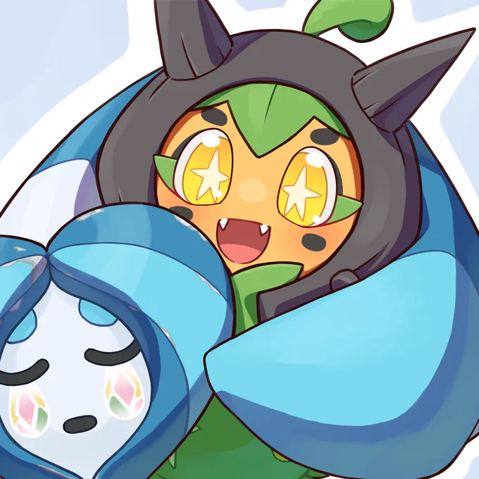 いどのオーガポン描いたよ 