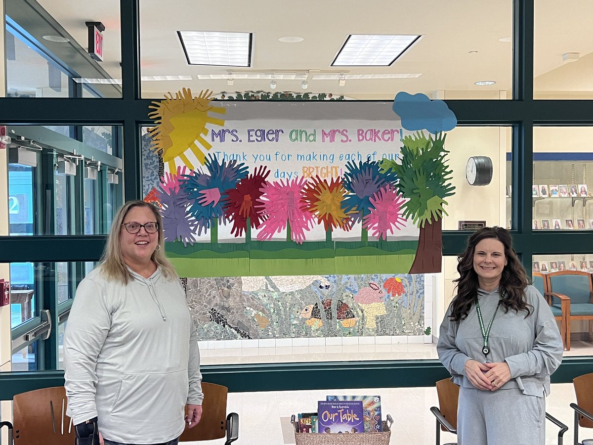 Shout out to our amazing Administrative Professionals!  Mrs. Egler and Mrs. Baker work hard to take care of our students, families, and staff.  Thank you!!!